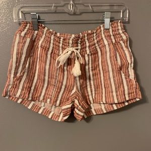 Multi color Roxy small shorts, perfect for beach or warm weather.